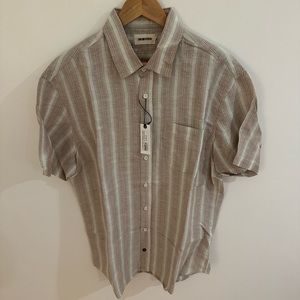 New Taylor Stitch Short Sleeve California in Dusty Rose Stripe XL 44